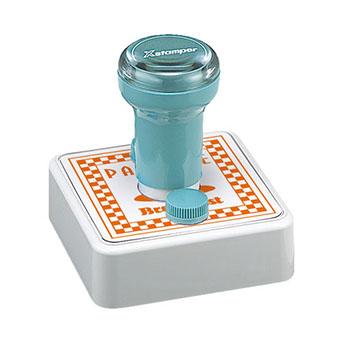 シャチハタ 特角 80号 別注品（Bタイプ）チェーン取付穴付き