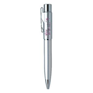 タニエバー ネームペン 和スタンペンGノック式 シルバー TSK-66917【9mm丸浸透ネーム印(楷書体)】