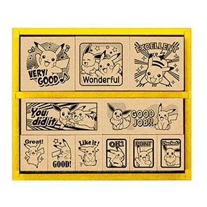 ビバリー ポケットモンスター 英語の木製ごほうびスタンプ （木製ゴム印） SDH-119