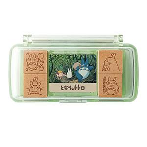 ビバリー ミニスタンプ となりのトトロ 中トトロ （ゴム印） SGM-013
