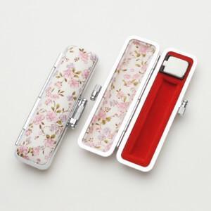 印鑑ケース サクラフラワー 白 10.5-12.0mm