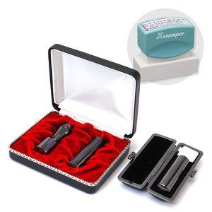 会社設立3本セット実印 天丸18.0・銀行印 寸胴16.5・認印 寸胴16.5+シヤチハタ住所印セットプレミアムブラック【整理ケース･印鑑ケース・住所印付】