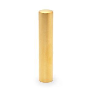 銀行印 ブラストチタンゴールド 12.0mm