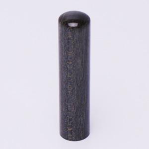 銀行印 楓BLACK 13.5mm【印鑑】