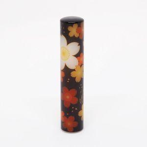 印鑑 キレイはんこ(オリジナル) 桜(黒)/12.0mm ORWA4T