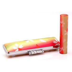和(なごみ)ざいく印鑑 WR-13 桜（さくら）