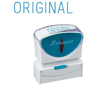シャチハタ ビジネス用B型キャップレス 横藍色