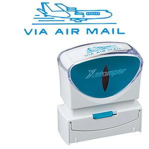 シャチハタ ビジネス用B型キャップレス 横藍色