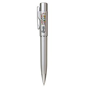 スヌーピー　タニエバー　スタンペンGノック式(既製品)　9mm丸浸透ネーム印(楷書体)　ブルー