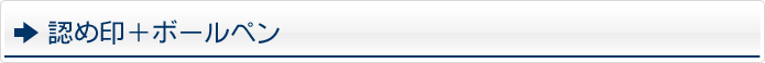 認め印 ボールペン ネームペン
