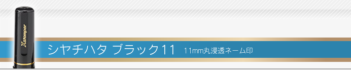 シャチハタ ブラック11