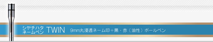 シャチハタ ネームペンTWIN