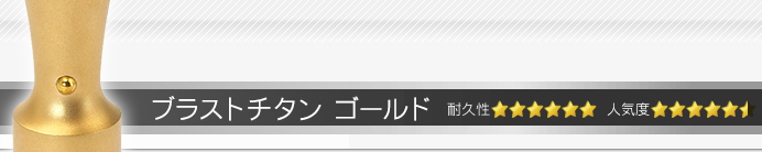 会社実印 ブラストチタン ゴールド