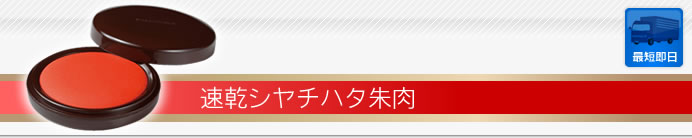 シャチハタ 速乾朱肉