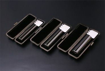 実印・銀行印・認印セット プレミアムブラック 実印13.5mm