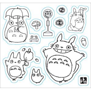 ビバリー となりのトトロ クリアスタンプ インクパッド 茶 Clm 005 印鑑 はんこのハンコヤドットコム