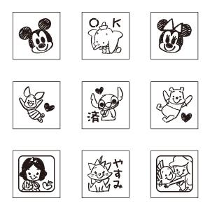 ビバリー 110thディズニー セレブレーションチェックスタンプ 9個セット Ck9 022 印鑑 はんこのハンコヤドットコム ビバリー 110thディズニー セレブレーションチェックスタンプ 9個セット Ck9 022 印鑑 はんこのハンコヤドットコム