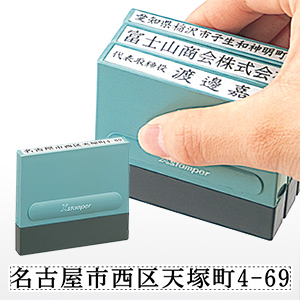 シャチハタ 一行印 0560号 別注品（Aタイプ） エルゴグリーン