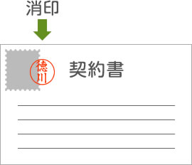 消印とは 収入印紙の貼り方 消印の正しい押し方を徹底解説