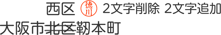 訂正印と二重線での訂正方法